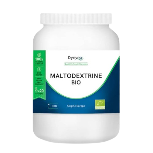 MALTODEXTRINE-BIO.png MALTODEXTRINE BIO Format Poudre 1 Kg - Récupération musculaire après effort intense – Image 1