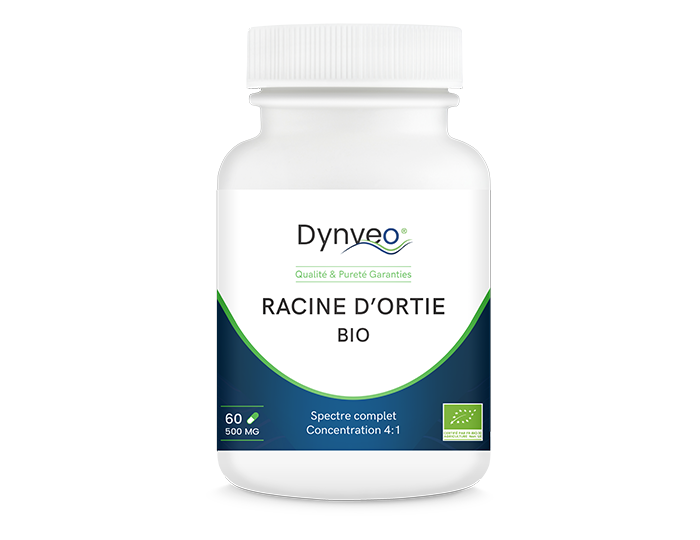 racine-d-ortie-bio.png RACINE d’ORTIE BIO Format de 60 Gélules Prostate - Confort urinaire, Ongles et cheveux, Alergie - voies respiratoires – Image 1