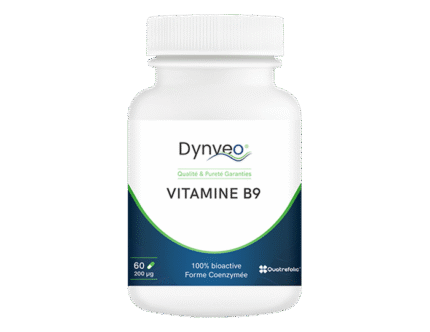 VITAMINE B9 Quatrefolic®    Format : 60 Gélules  -  Nootropiques, Défenses immunitaires, fonctions cognitives, Circulation sanguine