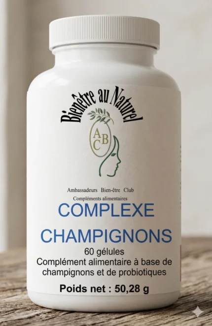 Notre pilulier de Complexe Champignons Bio - Immunité & Défenses Naturelles