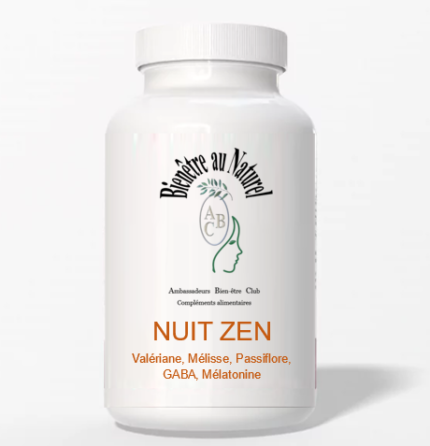 COMPLEXE NUIT ZEN Sommeil réparateur - Détente - 60 gélules pour 1 cure d'1 mois -