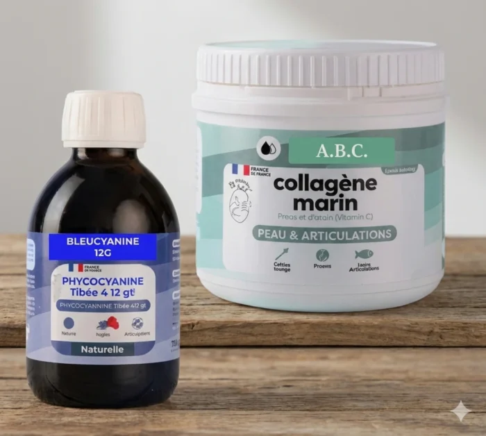 DUO Phycocyanine 12G + Collagène Marin