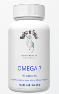 OMEGA 7 Cerveau, cardio-vasculaire : DHA/EPA documentés cliniquement - 90 gélules pour une cure d'1 mois