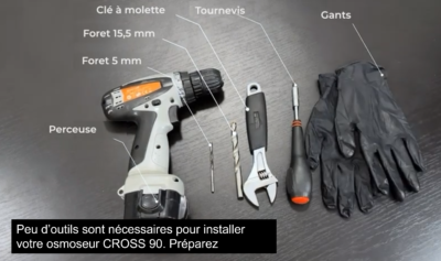 OSMOSEUR CROSS 90 - Une eau pure et agréable pour une meilleure santé, décontaminée à 99,8 % de tous les PFAS