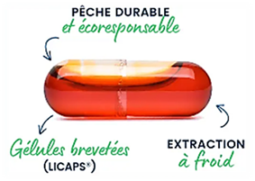 Huile de KRILL SUPERBA 500ml par gélule - Douleurs articulaires - Donne de la vitalité - Réduit la fatigue - 60 gélules pour une cure de 1 mois
