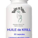 Huile de KRILL SUPERBA 500ml par gélule  -  Douleurs articulaires - Donne de la vitalité - Réduit la fatigue  -  60 gélules pour une cure de 1 mois