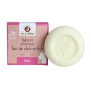 Savon au Lait D’ÂNESSE BIO + Parfum Rose - Tous types de peaux - 100 g