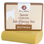 Savon au Lait D’ÂNESSE BIO  +   Parfum BOIS PRÉCIEUX  - Tous types de peaux  -  100 g