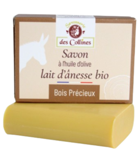 Savon au Lait D’ÂNESSE BIO + Parfum BOIS PRÉCIEUX - Tous types de peaux - 100 g